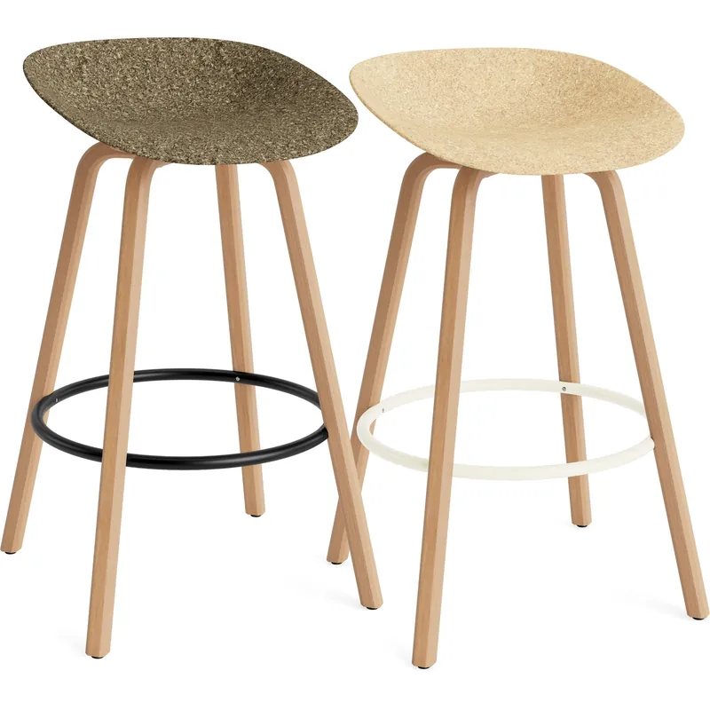 Neu Im Sortiment Mat Barstool 75cm (ohne Polster) von Normann Copenhagen
