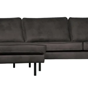 Jetzt Kaufen Ecksofa Rodeo Leder schwarz Recamiere Links