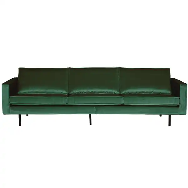 3 Sitzer Sofa Rodeo Samt waldgrün Couch Garnitur Samtsofa Couchgarnitur Versand Am Gleichen Tag