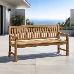 Teak Gartenbank 200 cm PATRICK Sitzbank Expressversand