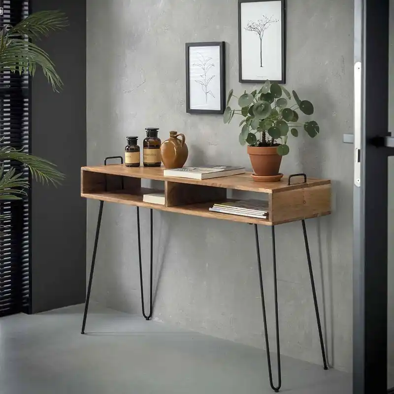 Konsolentisch 115 cm MONTO aus Holz Akazie Bestpreis