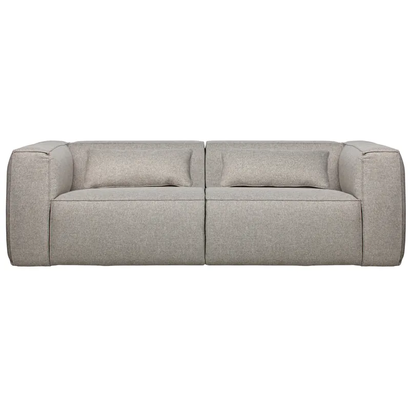 3,5 Sitzer Sofa Bean hellgrau Finale Aktion