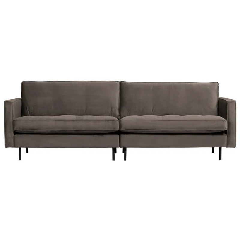 3 Sitzer Sofa Rodeo Samt Velvet taupe Ausverkauf