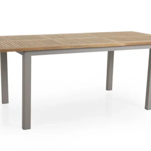Kracherpreis Teak Gartentisch ausziehbar LYON 195 / 250 cm khaki