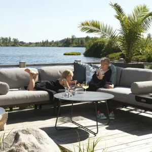 Ecksofa modulare Garten Lounge Gruppe GONESSE Aktuell