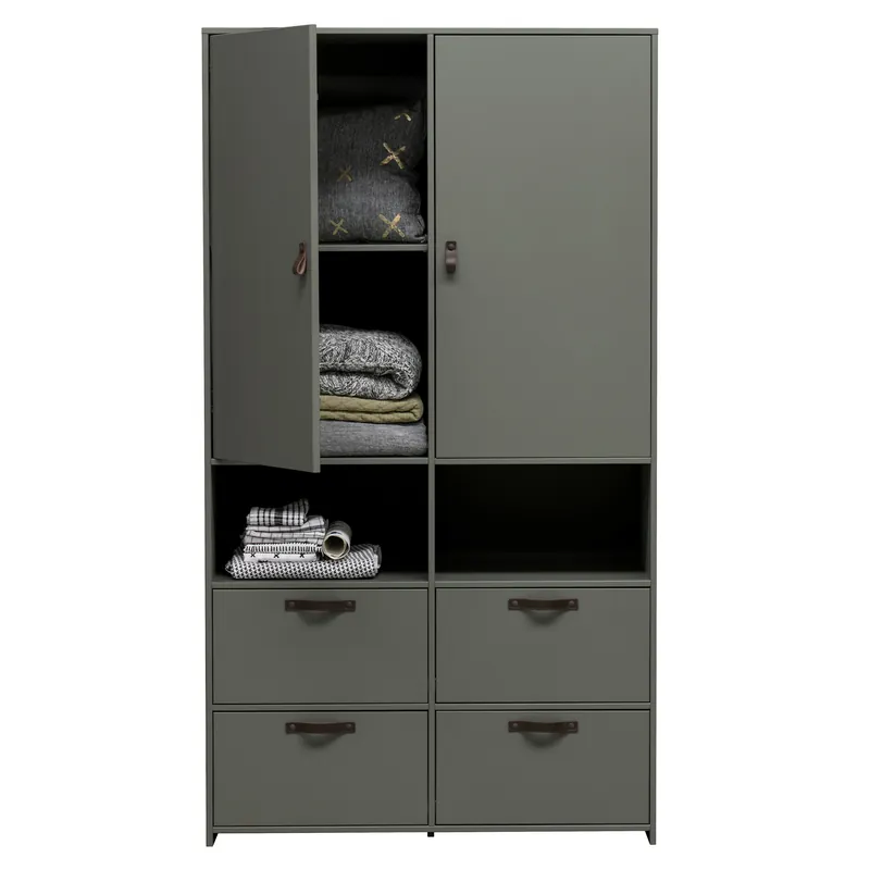 Expressversand vtwonen Kleiderschrank Stage Kiefer grün Schrank