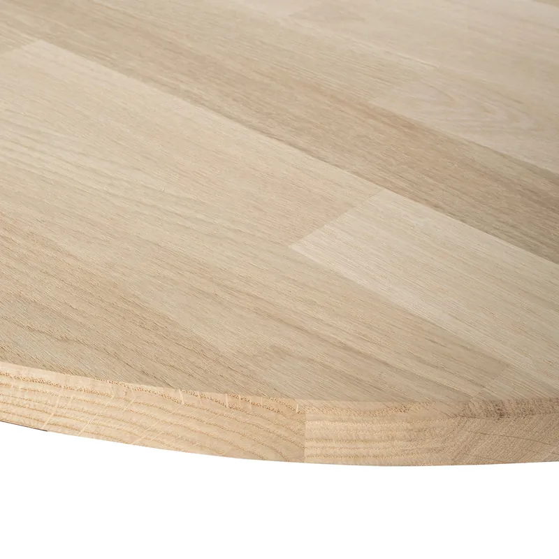 Preisknaller woood Tischplatte Tablo oval 220 x 90 cm Eiche Natur unbehandelt