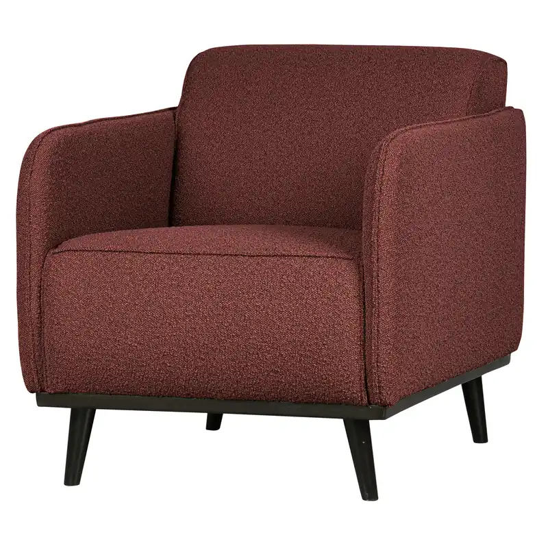 Bestseller Armlehnsessel Statement Bouclé Kastanie Sessel