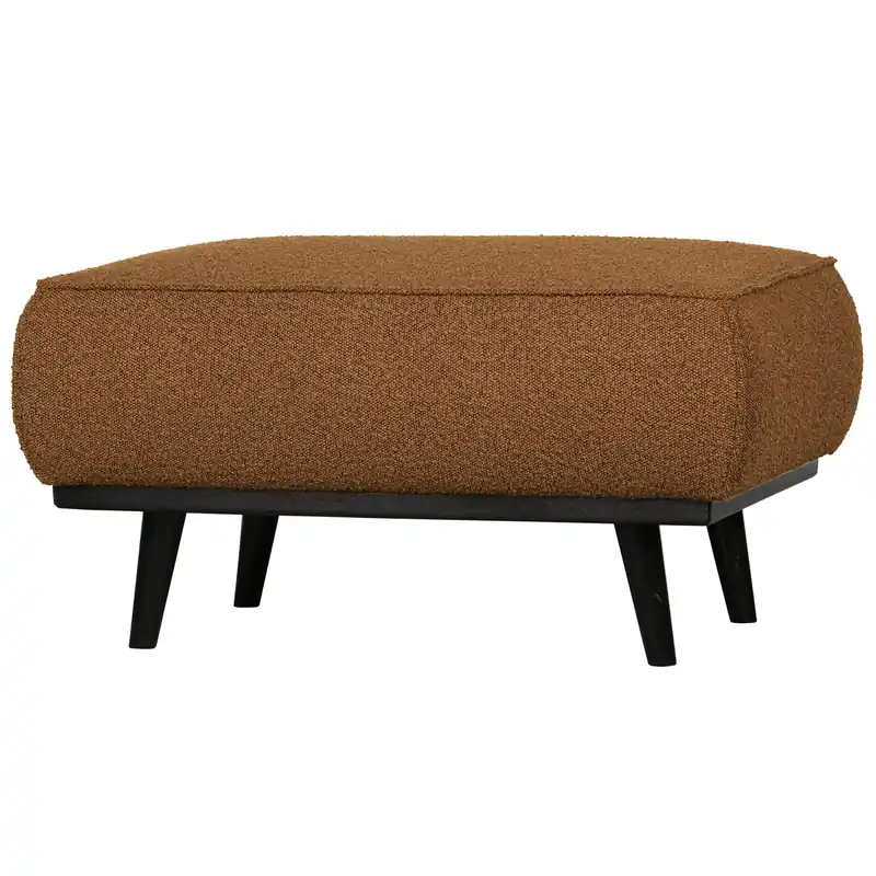 Günstig Hocker Polsterhocker Statement Bouclé butter