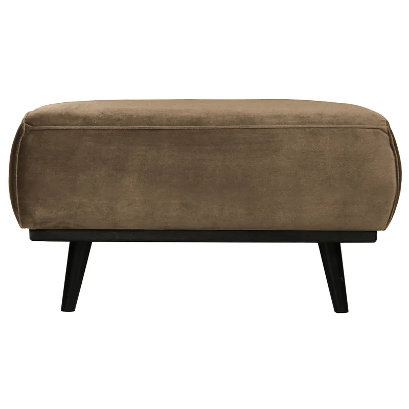 Nur Heute Hocker Polsterhocker Statement Samt taupe