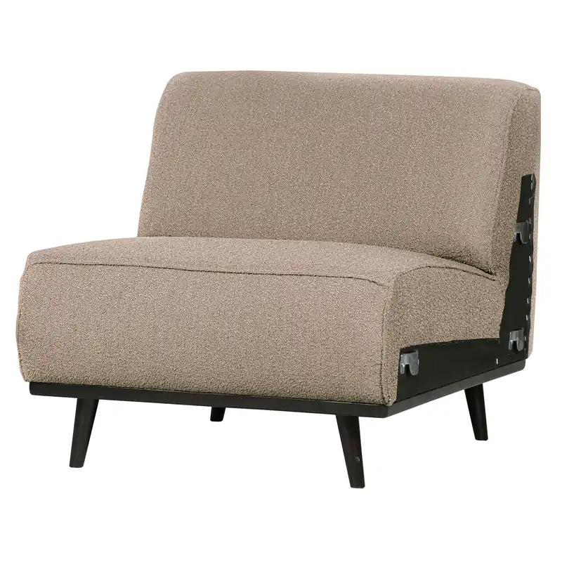 1 Sitzer Sessel Element Erweiterung Statement Bouclé beige Sale