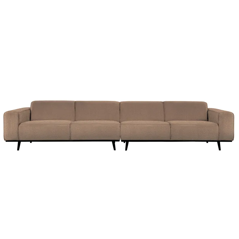 Heißes Angebot 4 Sitzer Sofa STATEMENT XL Bouclé nougat Couch Garnitur Couchgarnitur