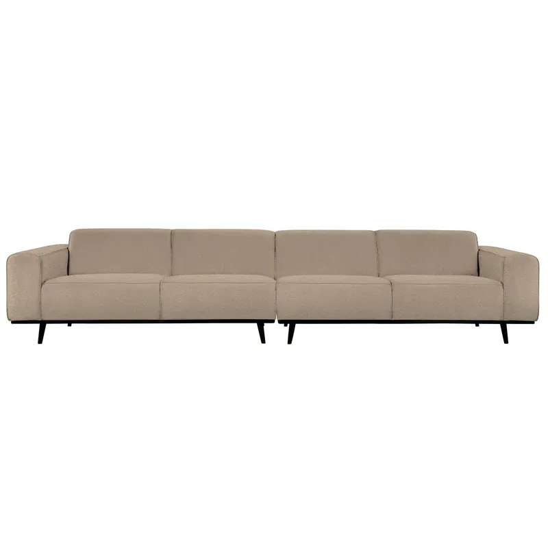 4 Sitzer Sofa STATEMENT XL Bouclé beige Couch Garnitur Couchgarnitur Top-Preis
