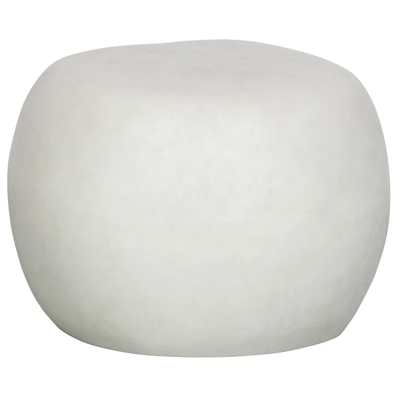 vtwonen Couchtisch Pebble Ø 50 cm Faserlehm Betonoptik Sichere Zahlung