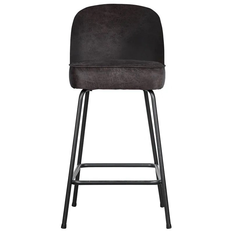 Ausverkauf Barhocker Vogue SH 64 cm Leder schwarz