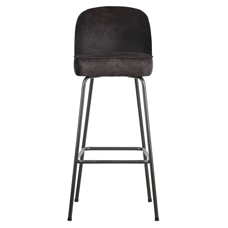 Ausverkauf Barhocker Vogue SH 79 cm Leder schwarz