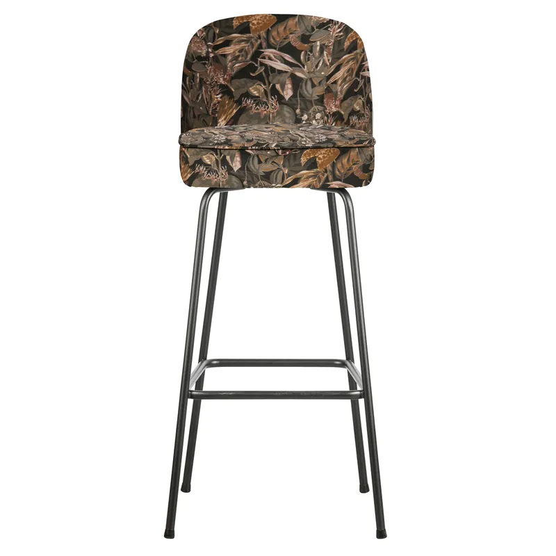 Barhocker Vogue SH 79 cm Samt bouquet Blumendruck Top-Angebot