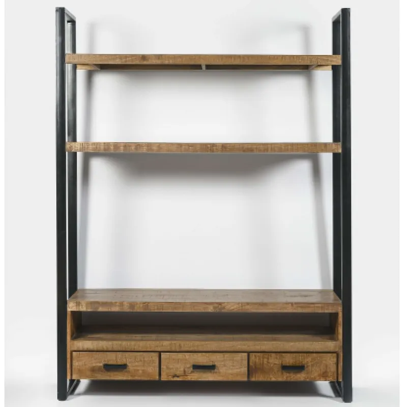Vintage Retro TV Möbel Regal Nairobi H 200 cm Mango Holz Bestpreis